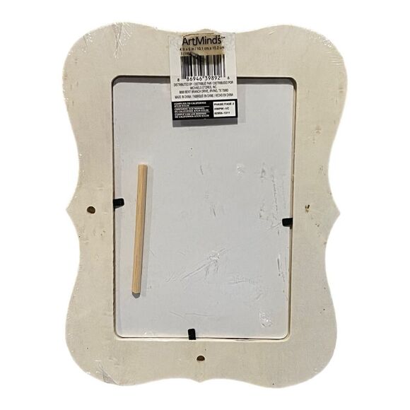 Michaels Set of Three Unfinished Picture Frames for 4" x 6" Photos New - Picture 5 of 7